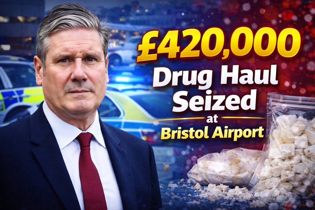 £420,000 Drug Haul Seized at Bristol Airport Passenger Arrested
