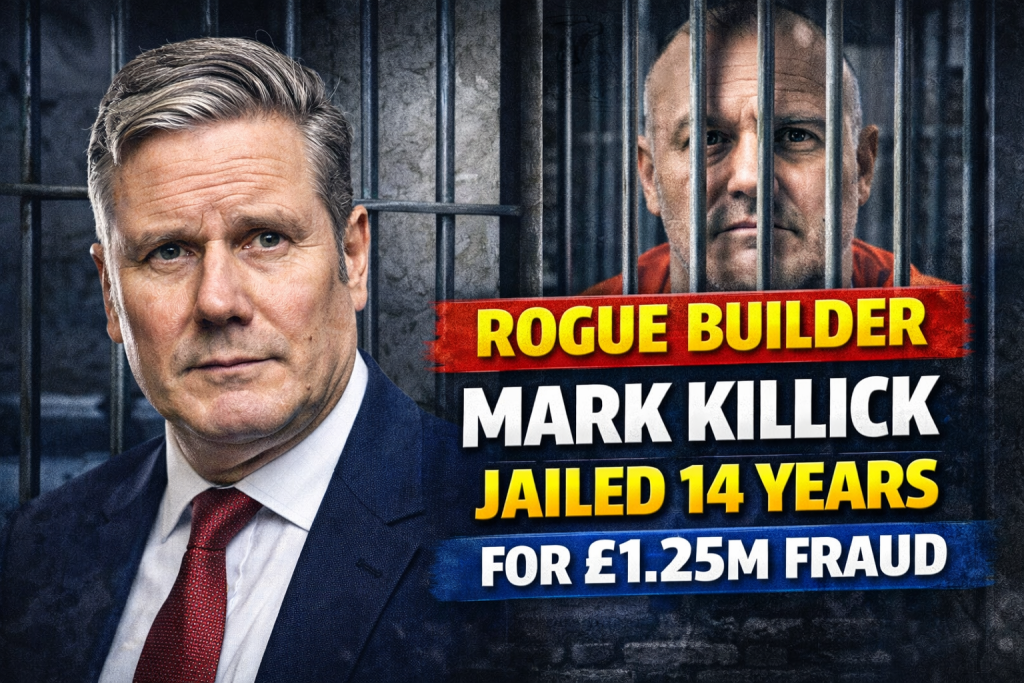 Rogue Builder Mark Killick Jailed 14 Years for £1.25m Fraud