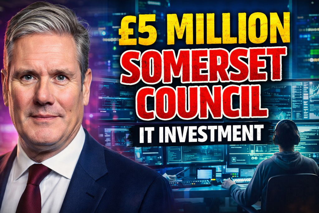 £5 Million Somerset Council IT Investment New Laptops for Staff