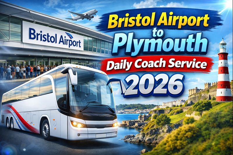 Bristol Airport to Plymouth Daily Coach Service 2026 Timetable, Tickets and Travel Details