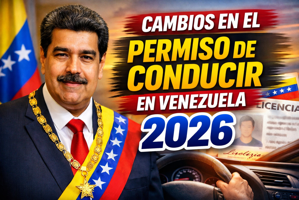 Cambios en el Permiso de Conducir en Venezuela 2026 Nuevas Normas Vigentes desde Enero