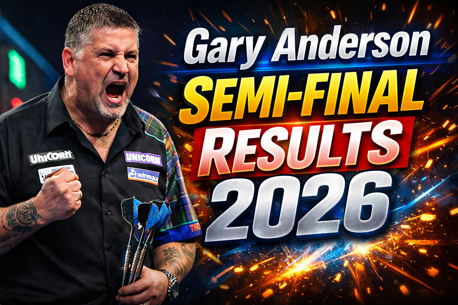 Gary Anderson Semi-Final Results 2026 Somerset Darts Stars Shine at World Championship