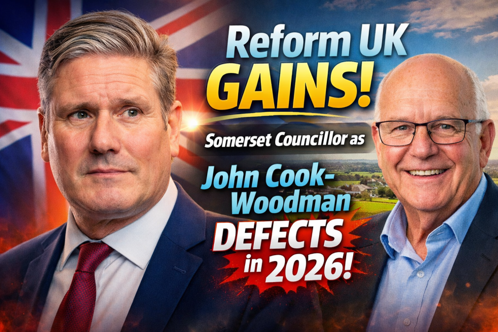 Reform UK Gains Somerset Councillor as John Cook-Woodman Defects in 2026