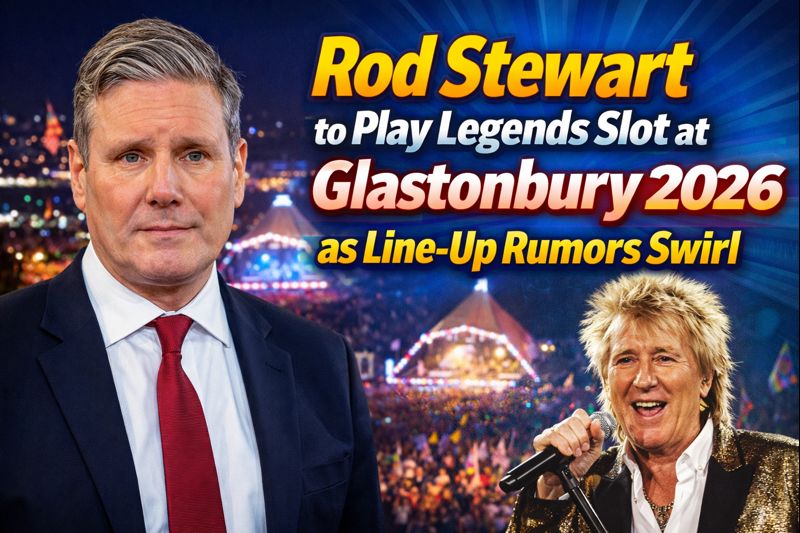 Rod Stewart to Play Legends Slot at Glastonbury 2026 as Line-Up Rumors Swirl