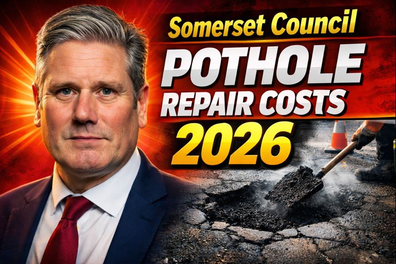 Somerset Council pothole repair costs 2026, road maintenance budget Somerset, pothole repair funding UK