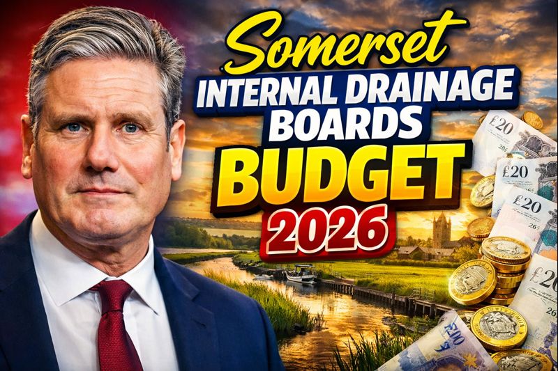 Somerset internal drainage boards budget 2026 new funding targets flood prevention