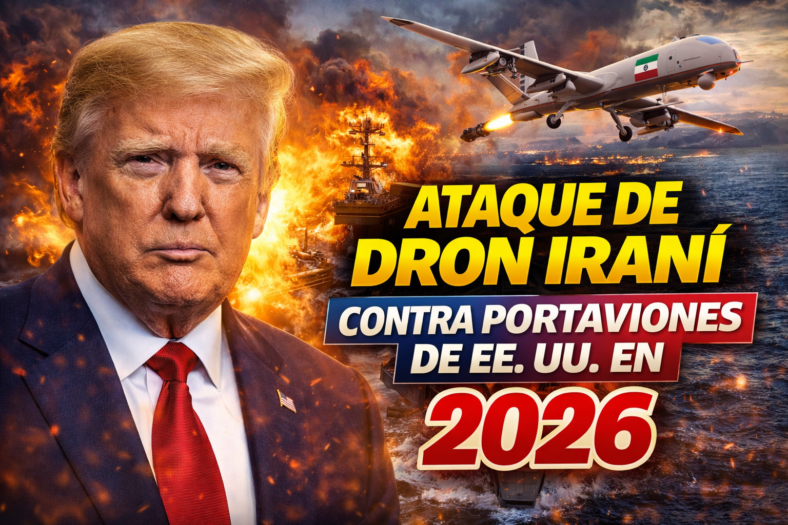 Ataque de Dron Iraní Contra Portaviones de EE. UU. en 2026 Última Hora del Conflicto con Irán