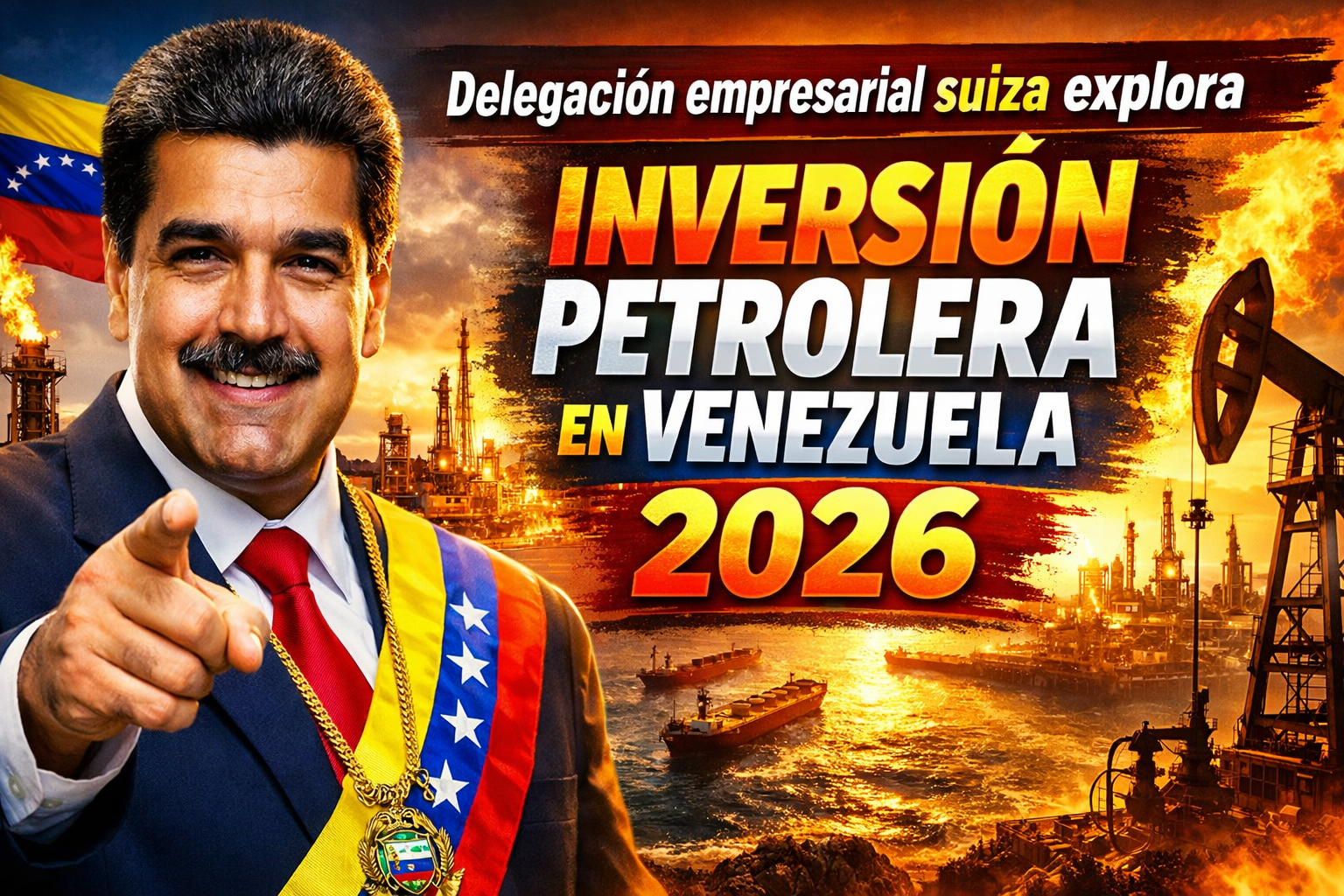 Delegación empresarial suiza explora inversión petrolera en Venezuela 2026