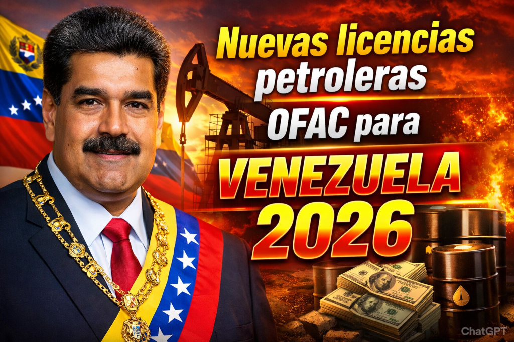 Nuevas licencias petroleras OFAC para Venezuela 2026 qué autorizan y qué empresas pueden operar