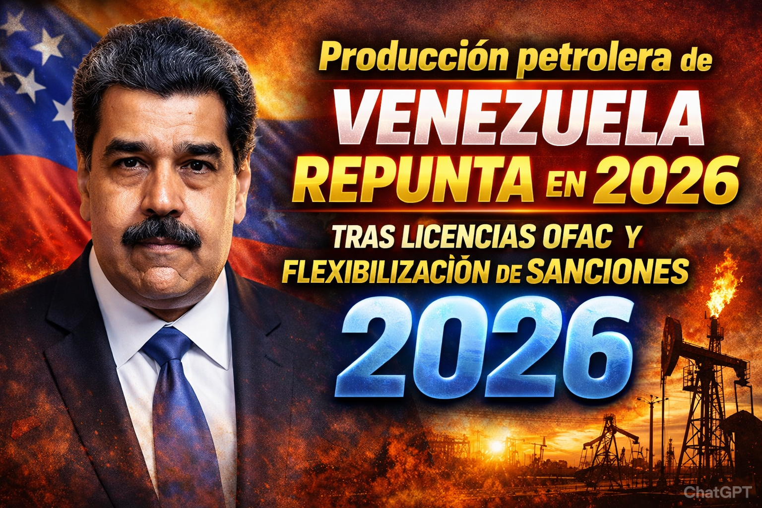 Producción petrolera de Venezuela repunta en 2026 tras licencias OFAC y flexibilización de sanciones