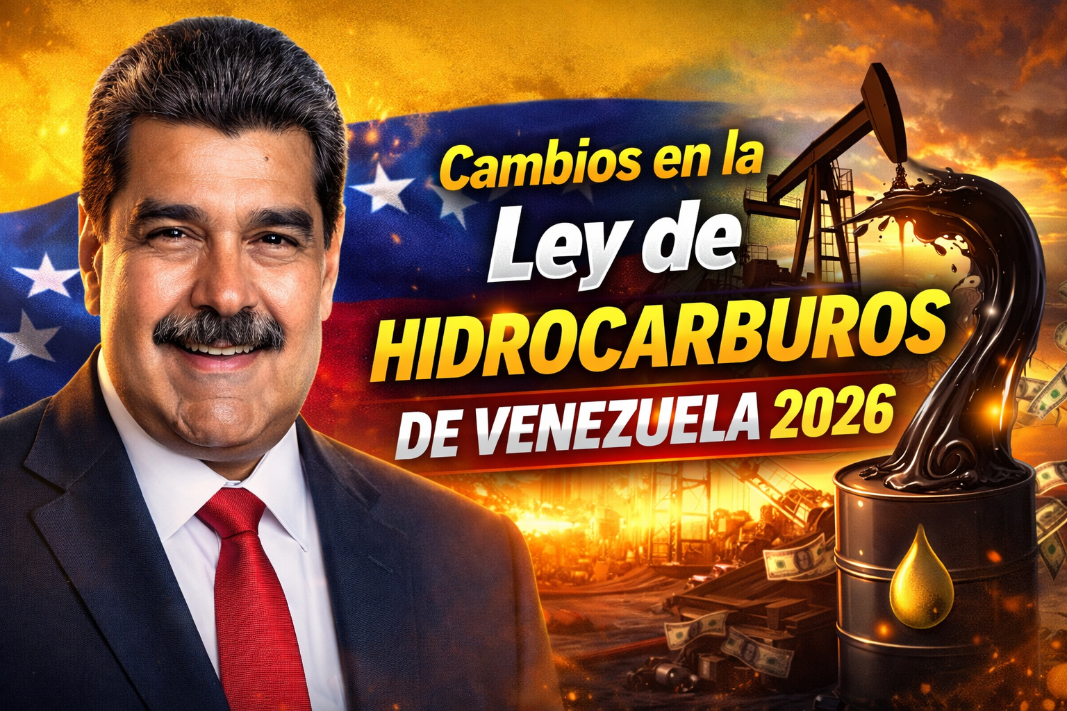 Cambios en la Ley de Hidrocarburos de Venezuela 2026 nuevos contratos privados y rebajas de regalías para explotar crudo