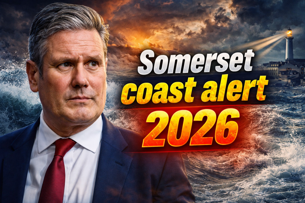 Somerset coast alert 2026 authorities respond to emergency incident at Berrow Beach