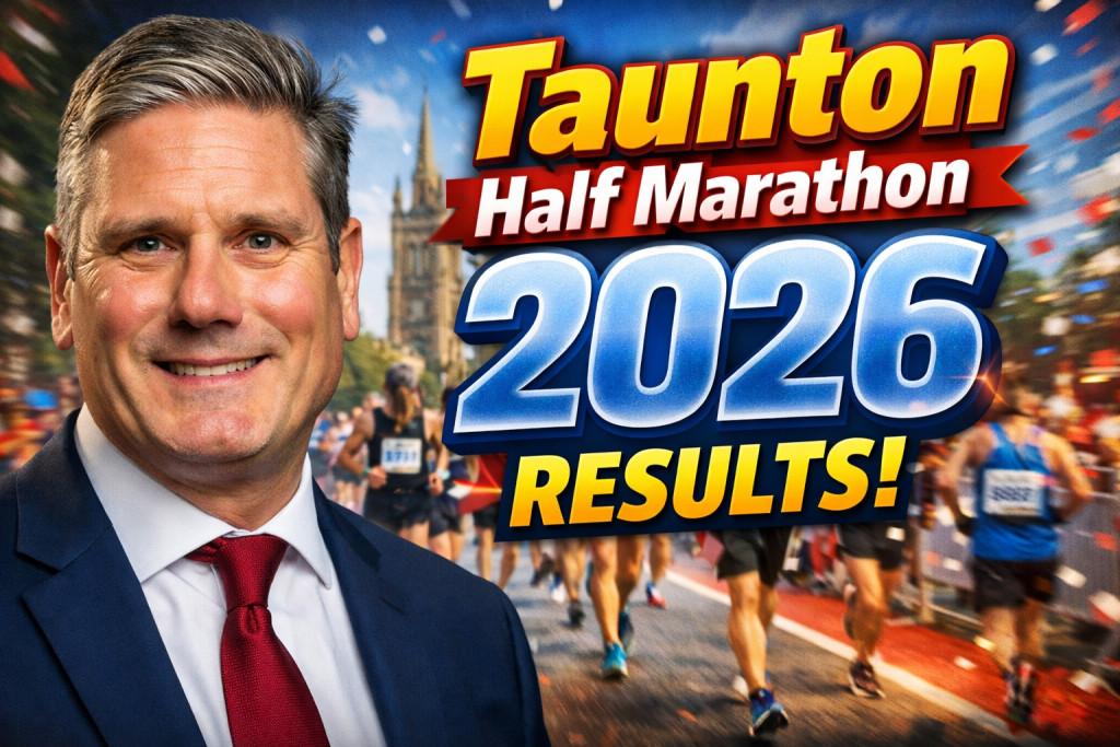 Taunton Half Marathon 2026 results winners, participation highlights and town centre road closures