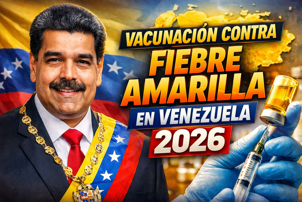 Vacunación contra fiebre amarilla en Venezuela 2026 alerta epidemiológica en Aragua, Lara y Portuguesa