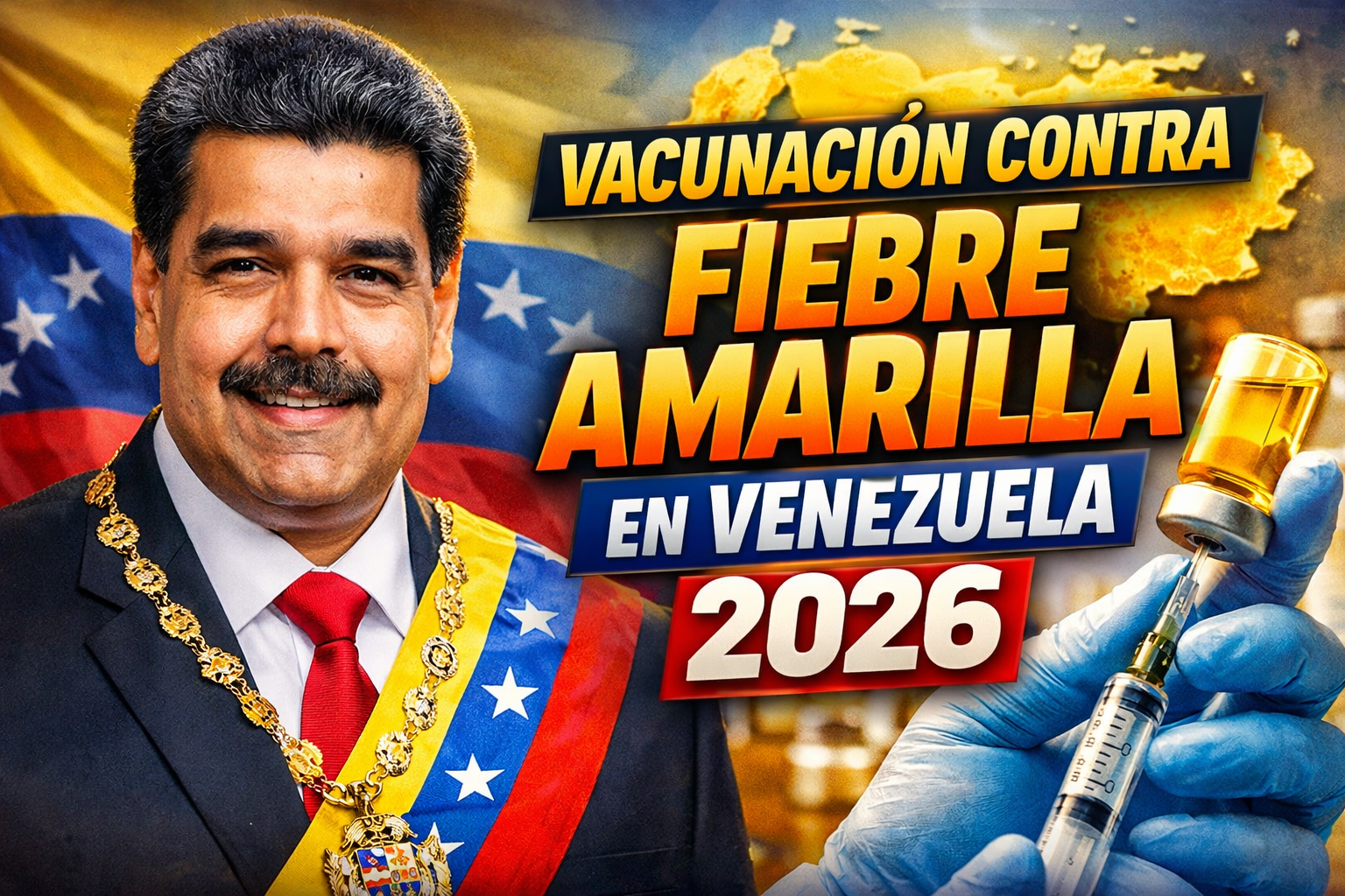 Vacunación contra fiebre amarilla en Venezuela 2026 alerta epidemiológica en Aragua, Lara y Portuguesa
